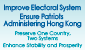 Hong Kong Special Administrative Region Improve Electoral System